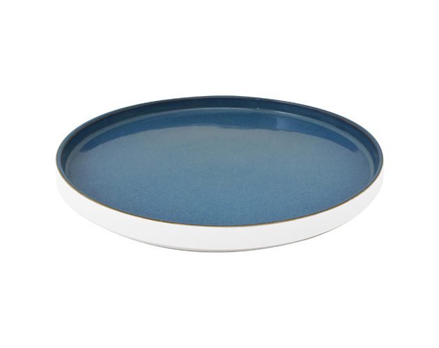 PLATE SHORT STACKABLE 22110N1 HB HORIZON BLUE