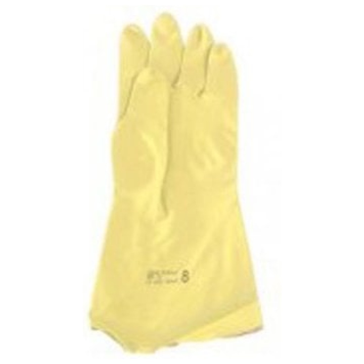 catering essentials rubber gloves yellow extra large p62910 67092 image