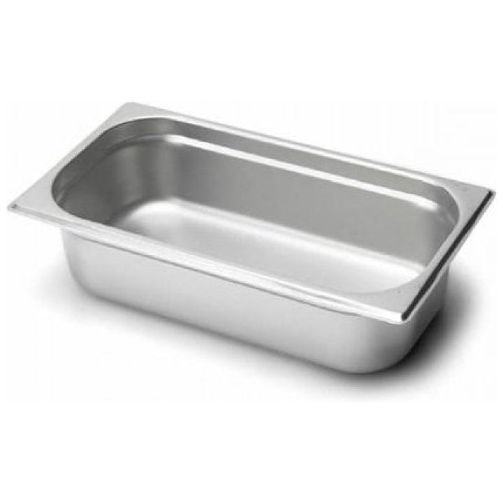 Set Aus 4 Halben GN-Pfannen – Edelstahl, 325 X 265 X 65 Mm – Für Warmhaltegeschirr (Chafing Dish), Buffet & Catering