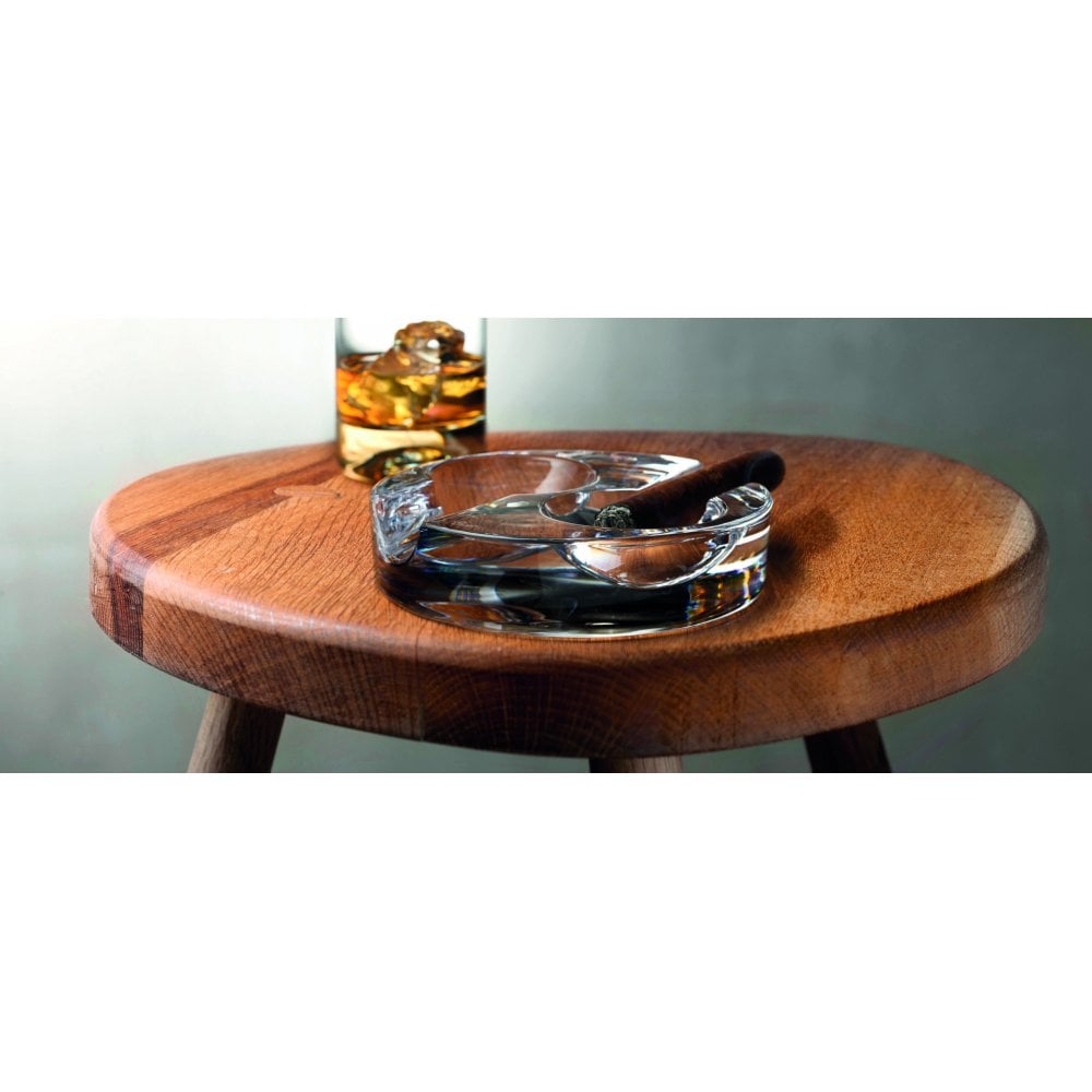 utopia small clear glass stackable ashtray 4 25 11cm box of 24 p49672 77422 image