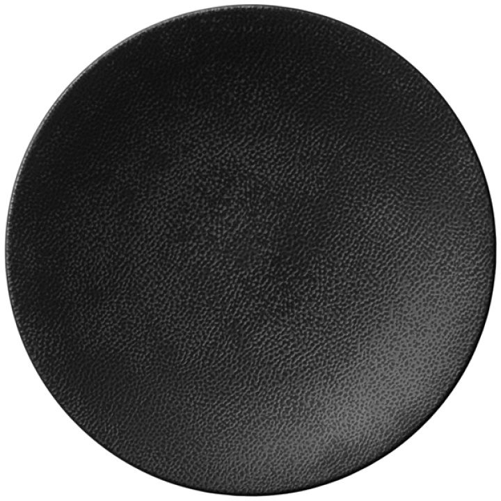leather round coupe plate