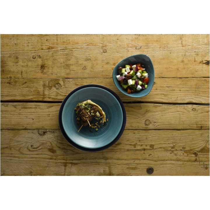 STONECAST AQUEOUS LAGOON LAMB KOFTA AND GREEK SALAD