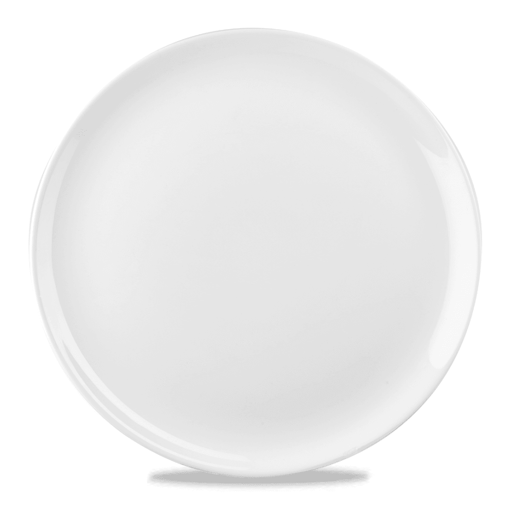 White Coupe Plate 32.4cm