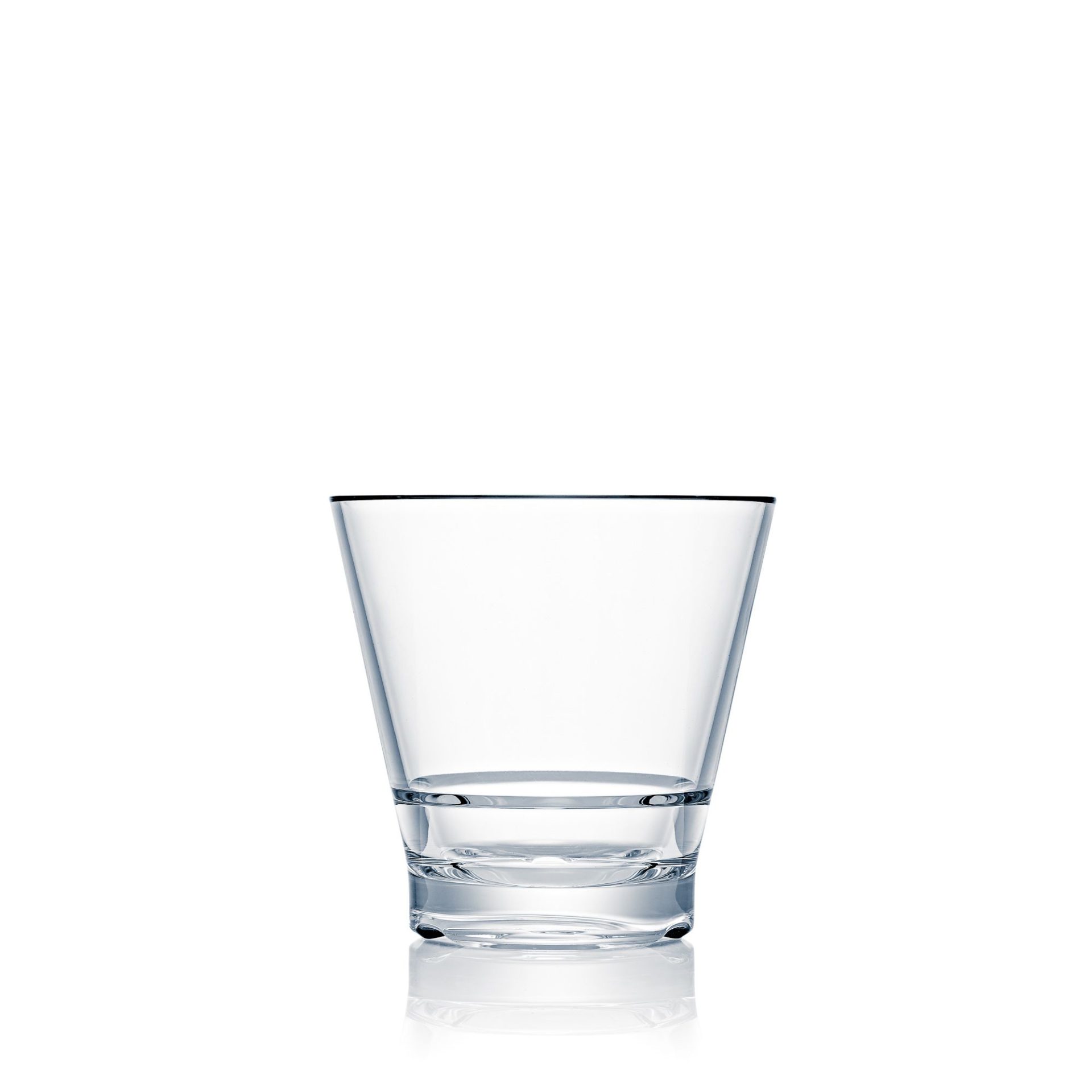 Capella Stack Clear Double Rocks 10.16cm H 35.5cl (3 7/8 x 4" 12oz)