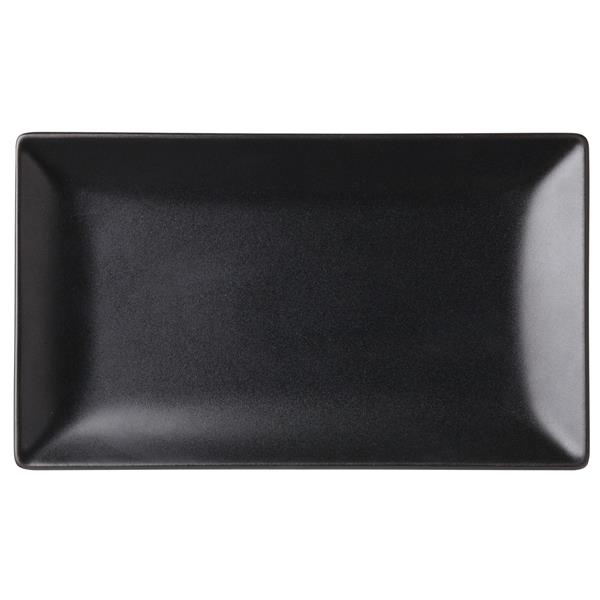 Noir Rectangular Black Plate 10 x 5.75"