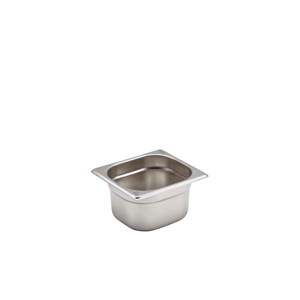 Stainless Steel Gastronorm Pan 1/6 - 100mm Deep