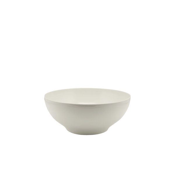 White Melamine Round Buffet Bowl 25.7cm