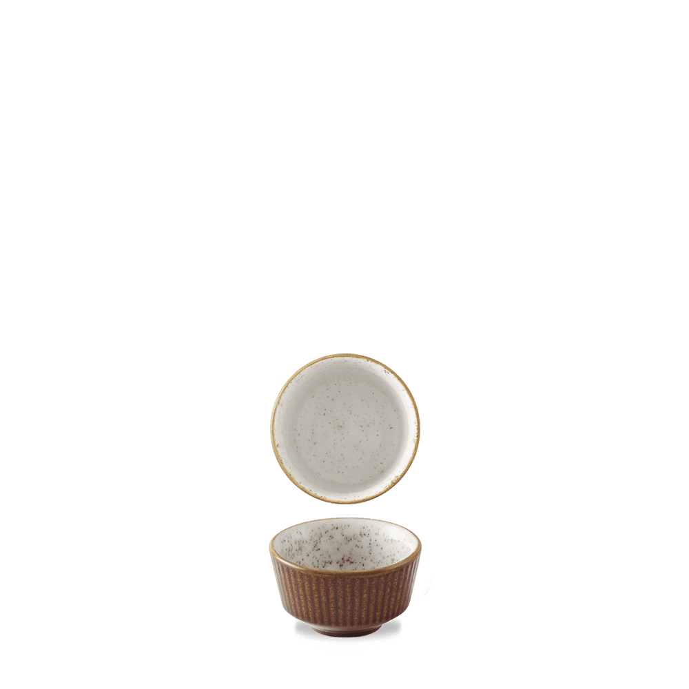 Cinnamon Brown Barley White Kochi Dip Pot 6cl (2oz)