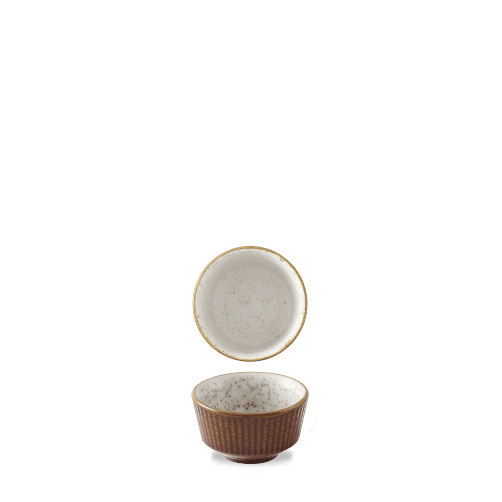 Cinnamon Brown Barley White Kochi Dip Pot 11cl (4oz)
