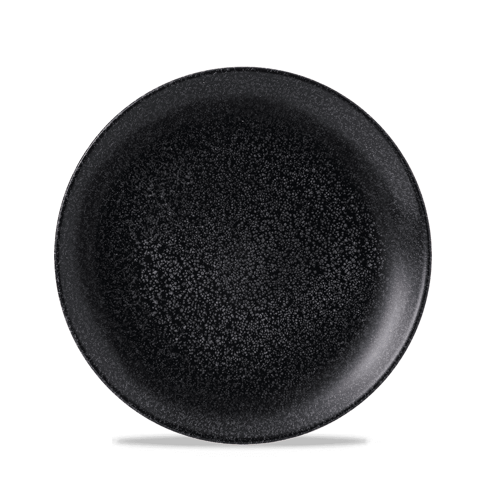 Evo Origins Midnight Black Coupe Plate 21.7cm