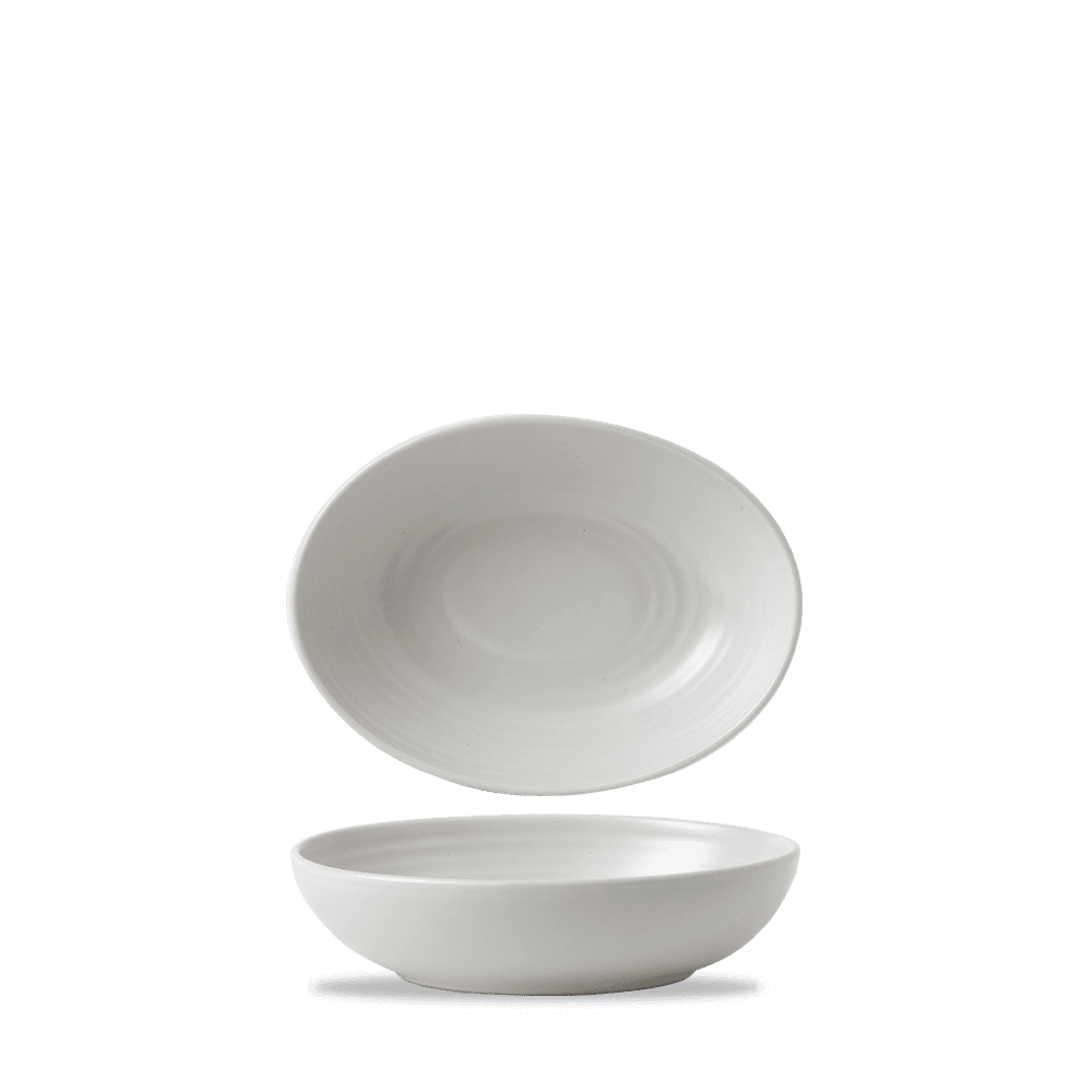 Evo Pearl Deep Oval Bowl 21.6x16.4cm