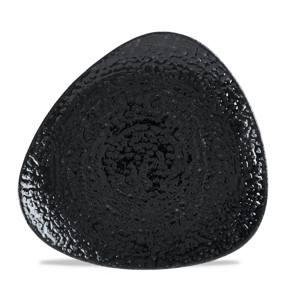 Homespun Chroma Carbon Triangle Plate 26.5cm