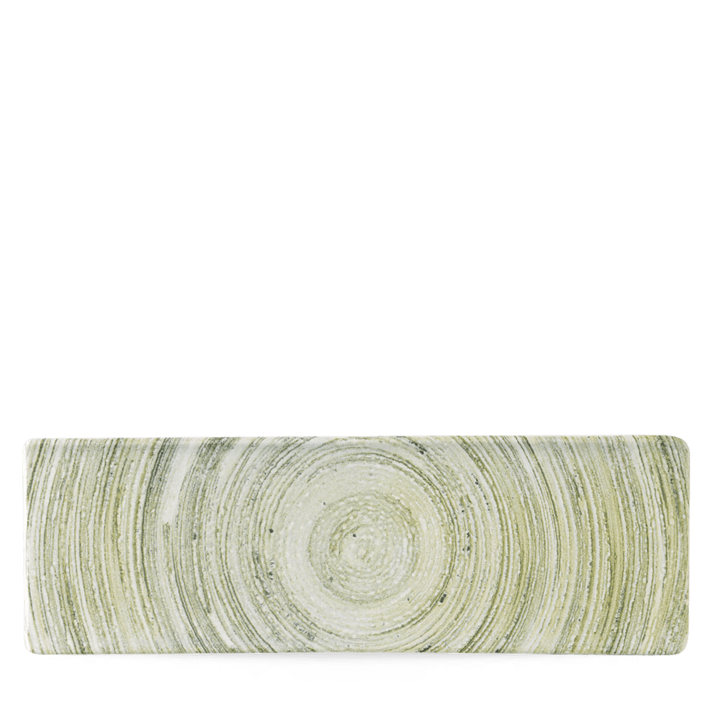 Elements Fern Oblong Plate 32.3x10.5cm