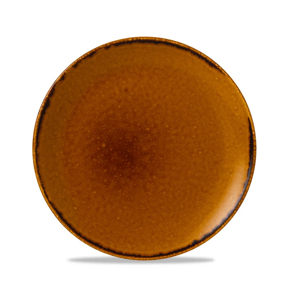 Harvest Brown Evolve Coupe Plate 21.7cm