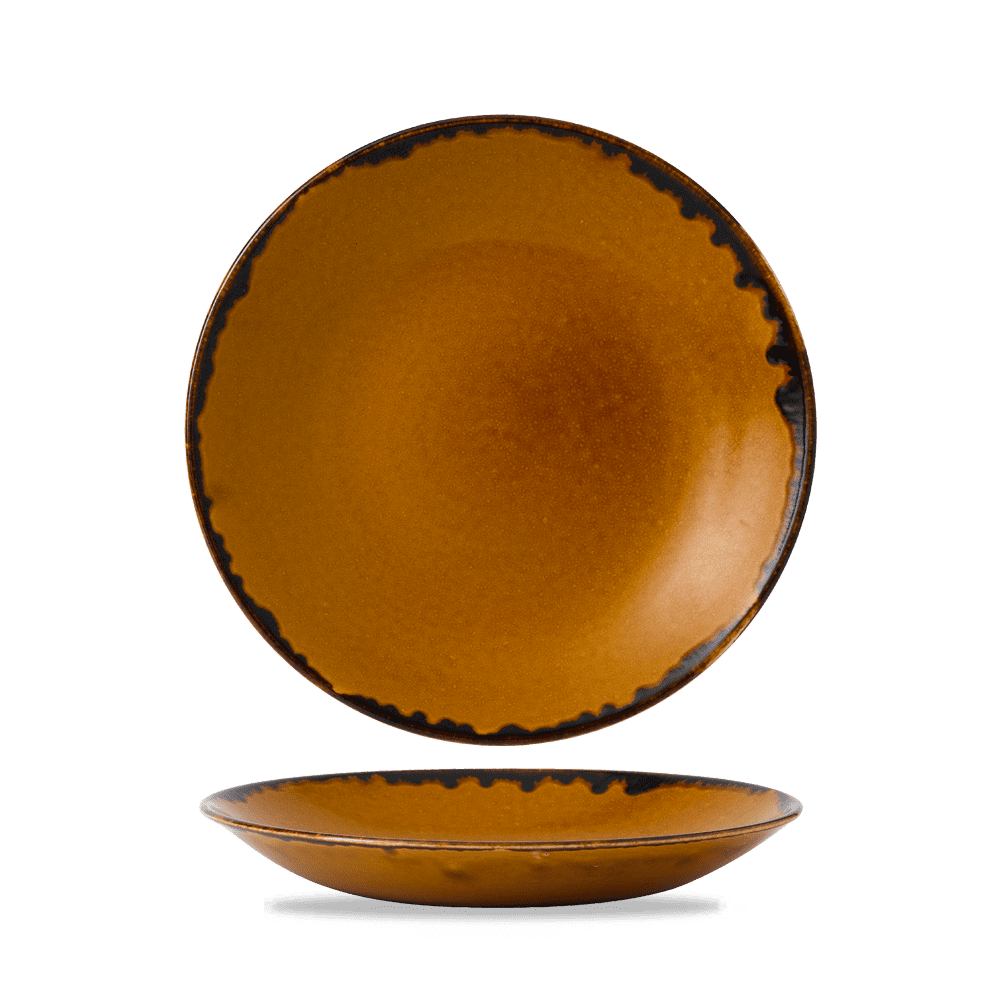 Harvest Brown Deep Coupe Plate 28.1cm
