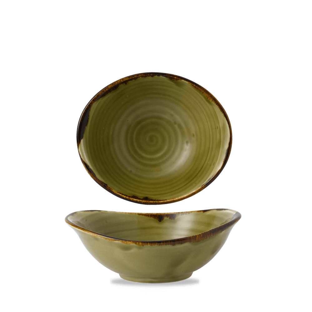 Harvest Green Deep Bowl 19.9x16.8cm