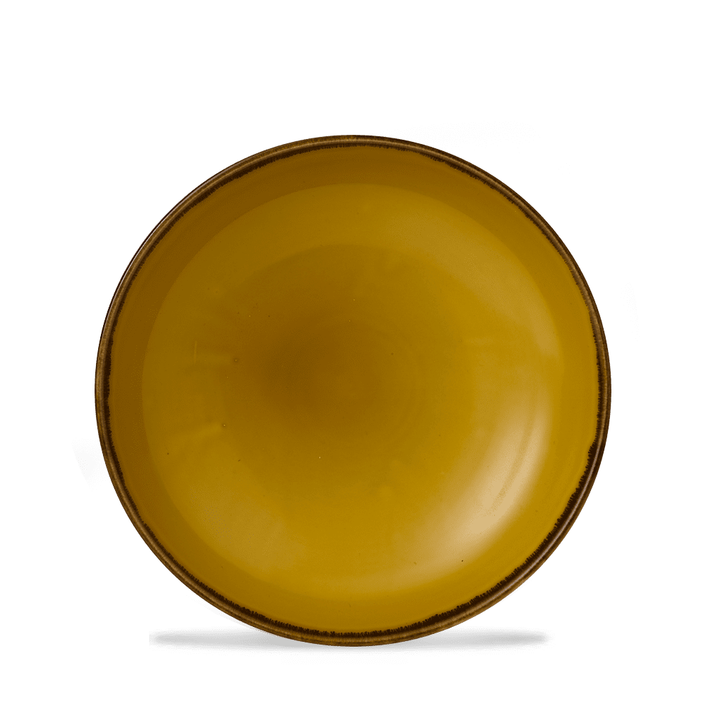 Harvest Mustard Coupe Bowl 24.8cm
