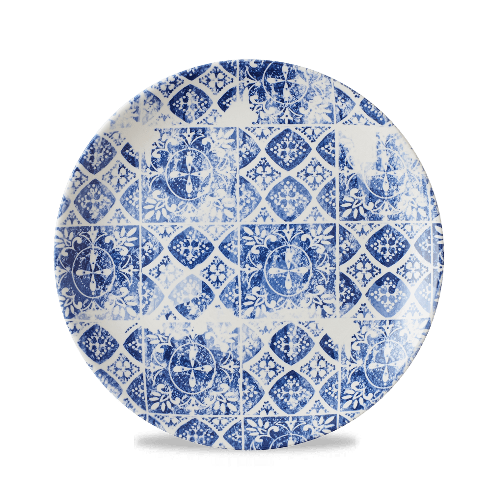The Maker's Collection Porto Blue Coupe Plate 21.7cm