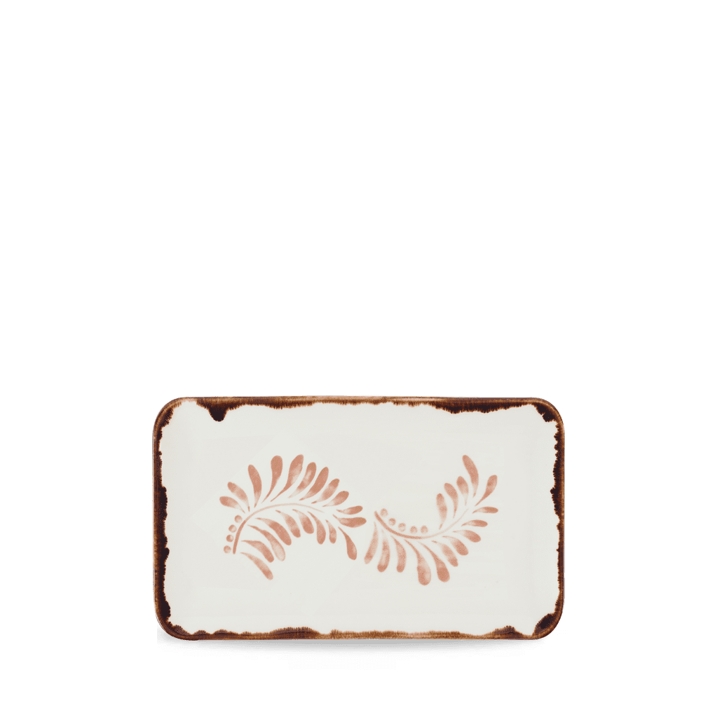 Harvest Mediterranean Terracotta Rectangular Plate 27x16cm