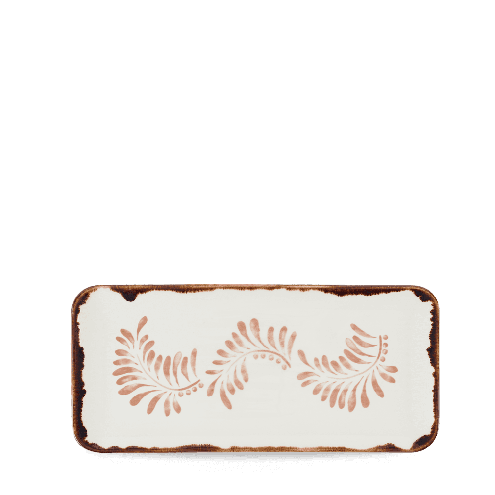 Harvest Mediterranean Terracotta Rectangular Plate 34.6x15.6cm
