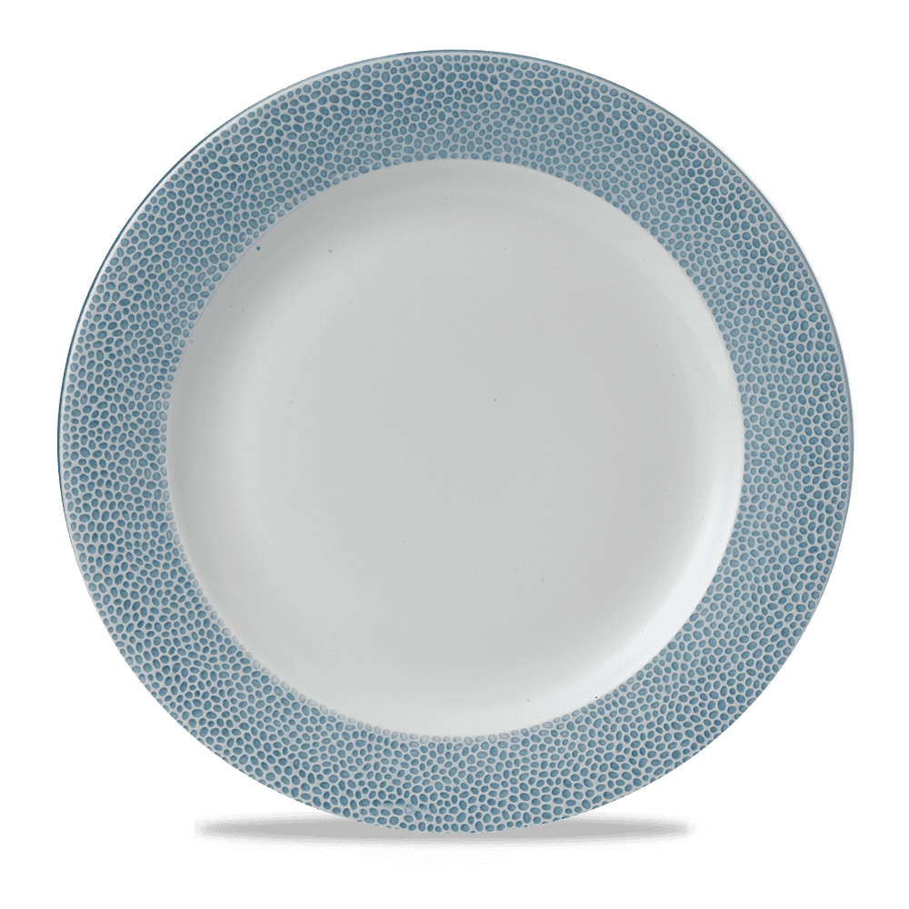 Isla Spinwash Footed Plate Ocean Blue 30.5cm