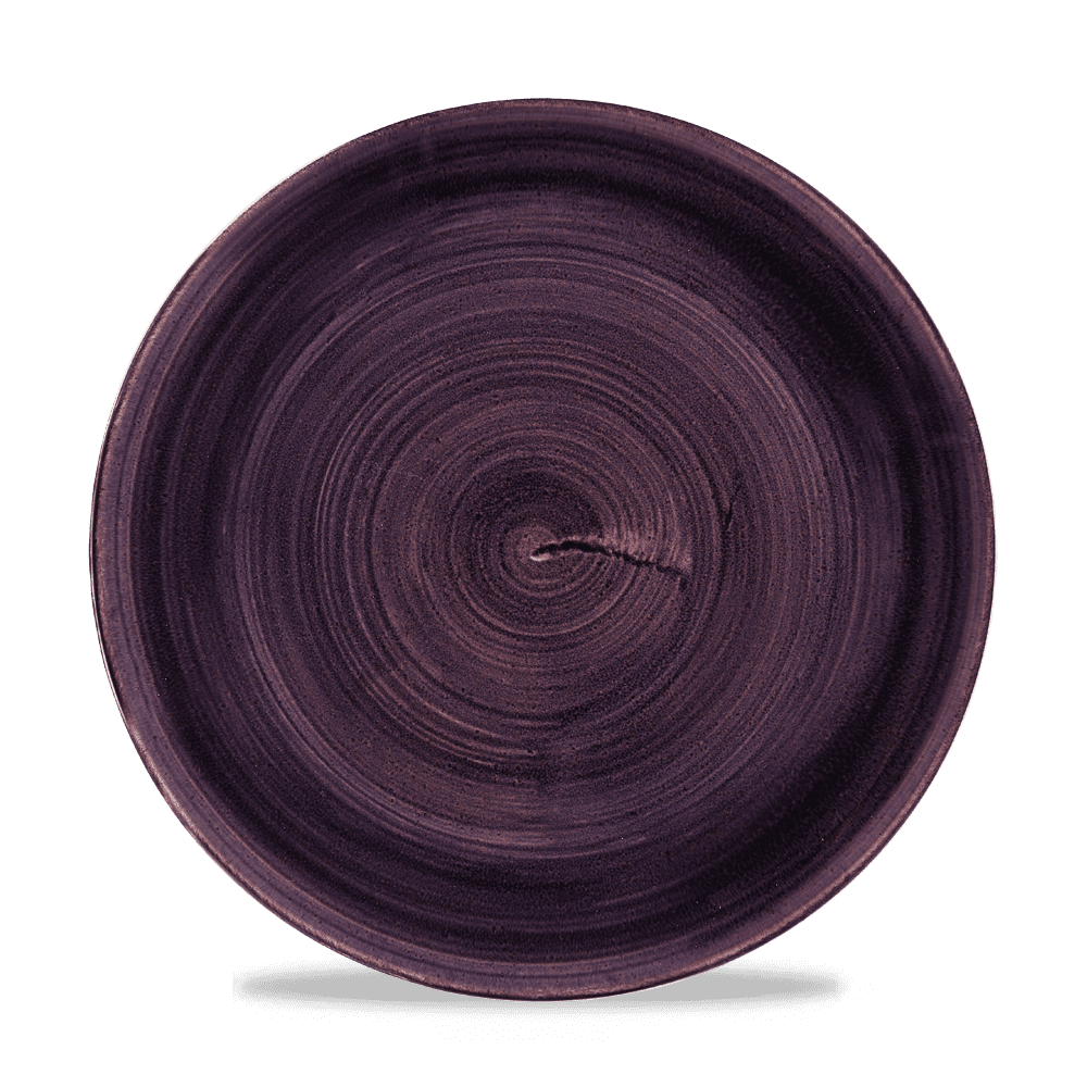 Stonecast Patina Deep Purple Coupe Plate 26cm