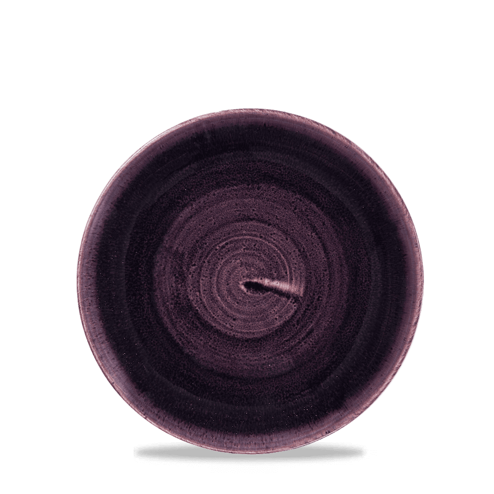 Stonecast Patina Deep Purple Coupe Plate 16.5cm