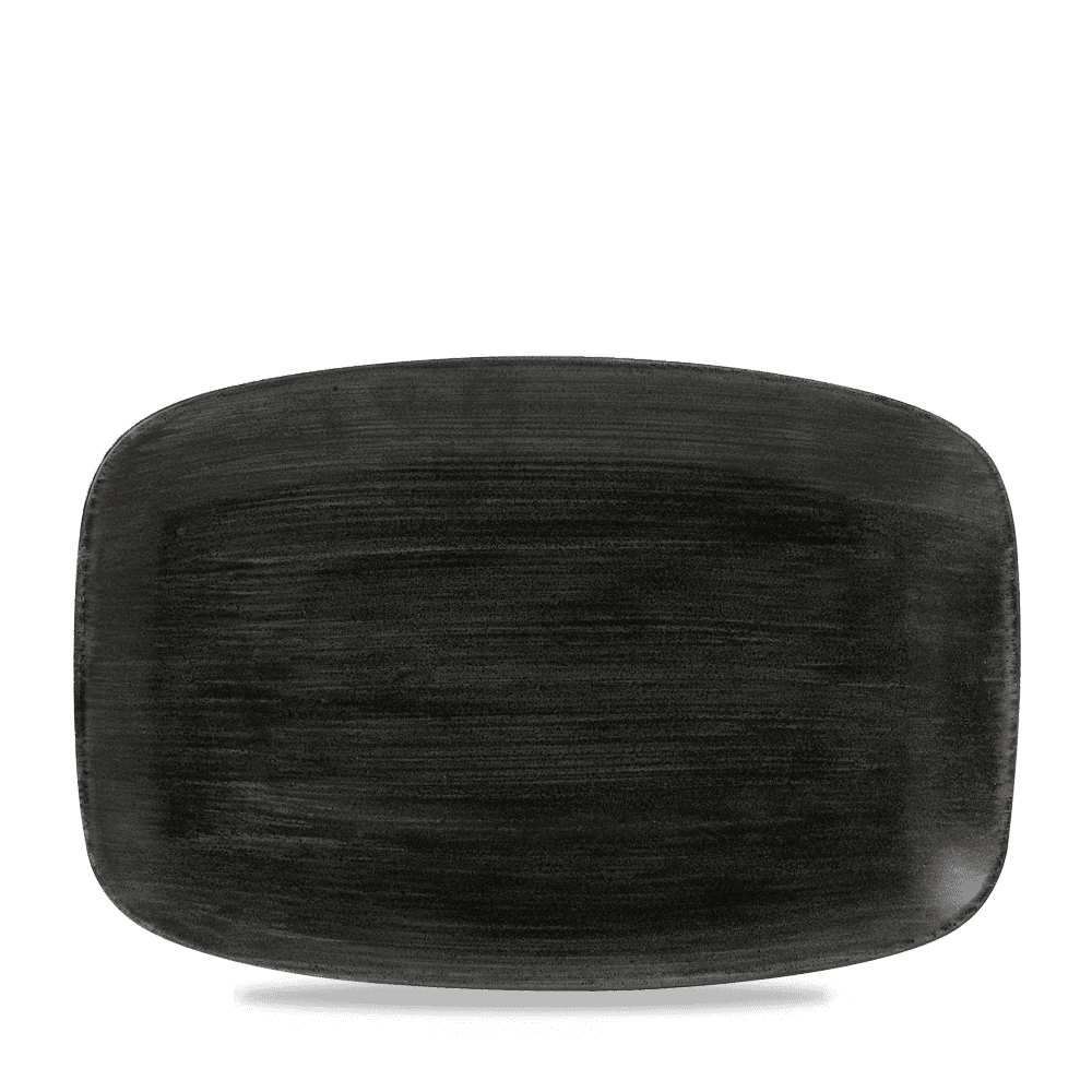 Stonecast Patina Chefs Oblong Plate No. 8 Iron Black30x19.9cm