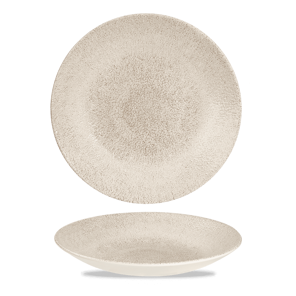 Raku Agate Grey Deep Coupe Plate 28.1cm