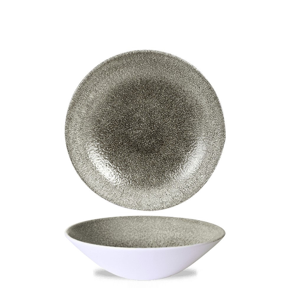 Raku Quartz Black Evolve Deep Coupe Bowl 19.6cm