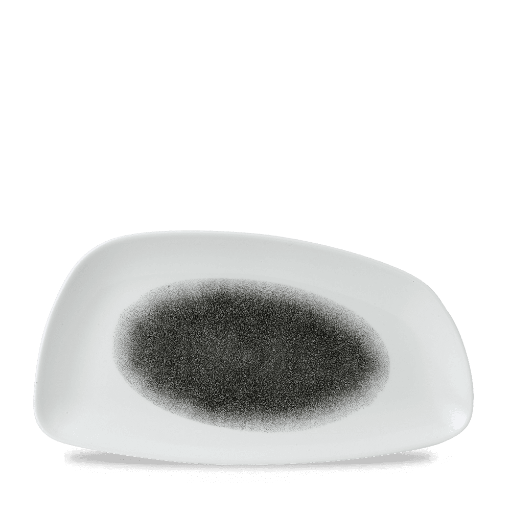 Chefs Plates Geo Chefs Plate Quartz Black 35x18.5cm