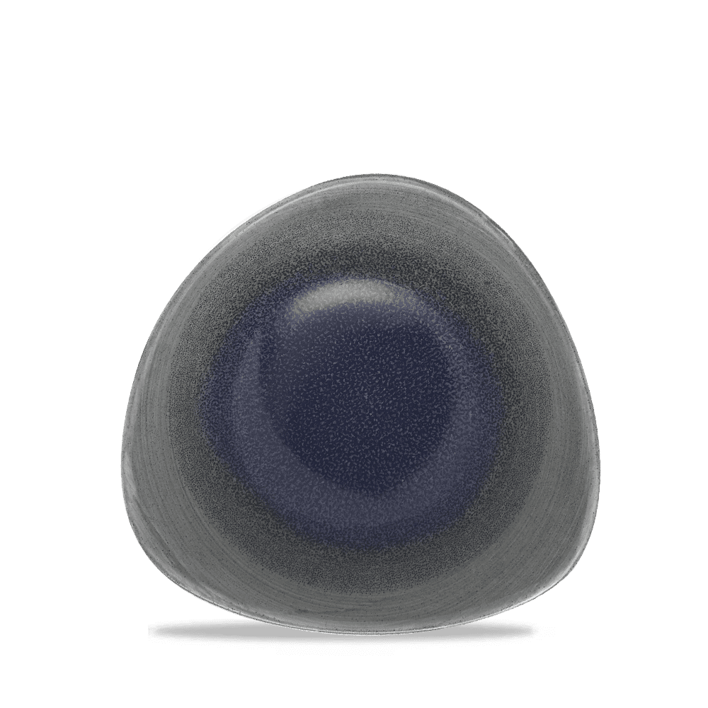 Stonecast Aqueous Triangle Bowl Fjord 18.5cm
