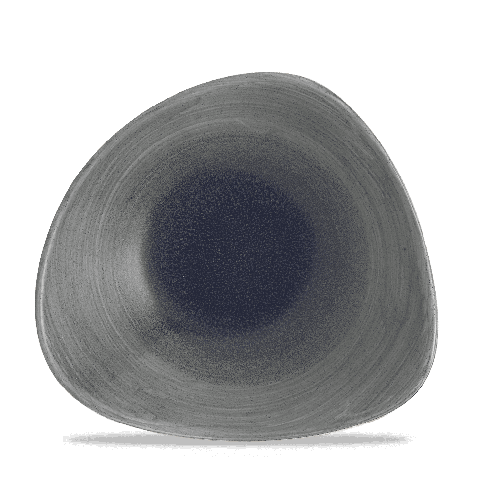 Stonecast Aqueous Triangle Bowl Fjord 23.5cm
