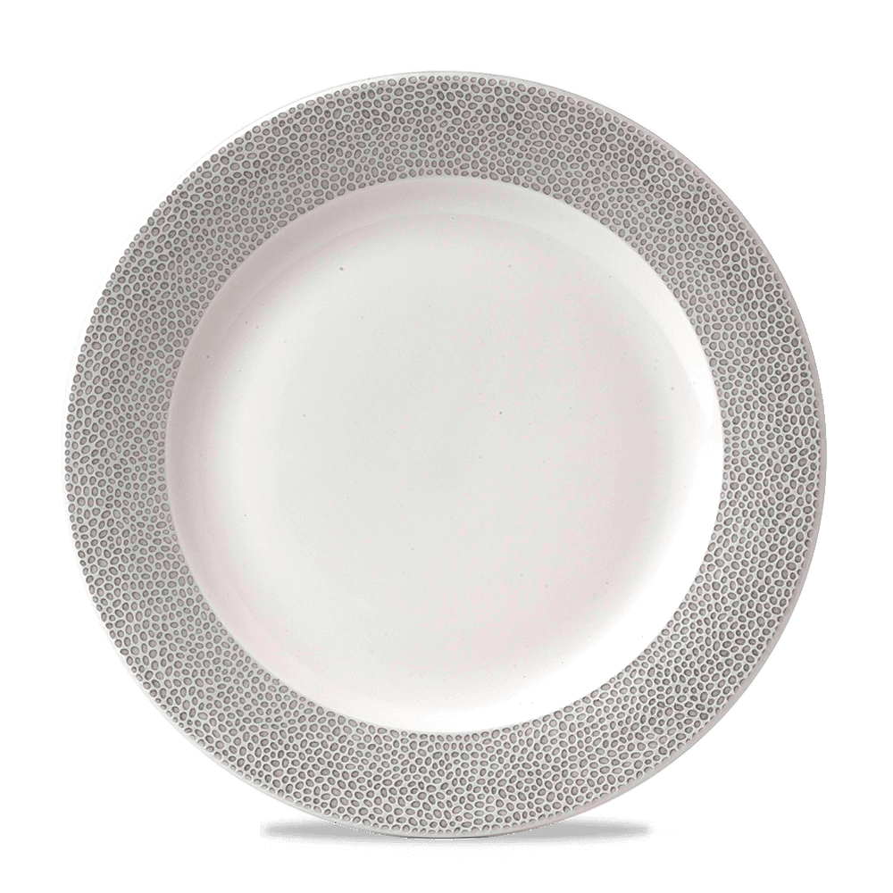 Isla Spinwash Footed Plate Shale Grey 30.5cm