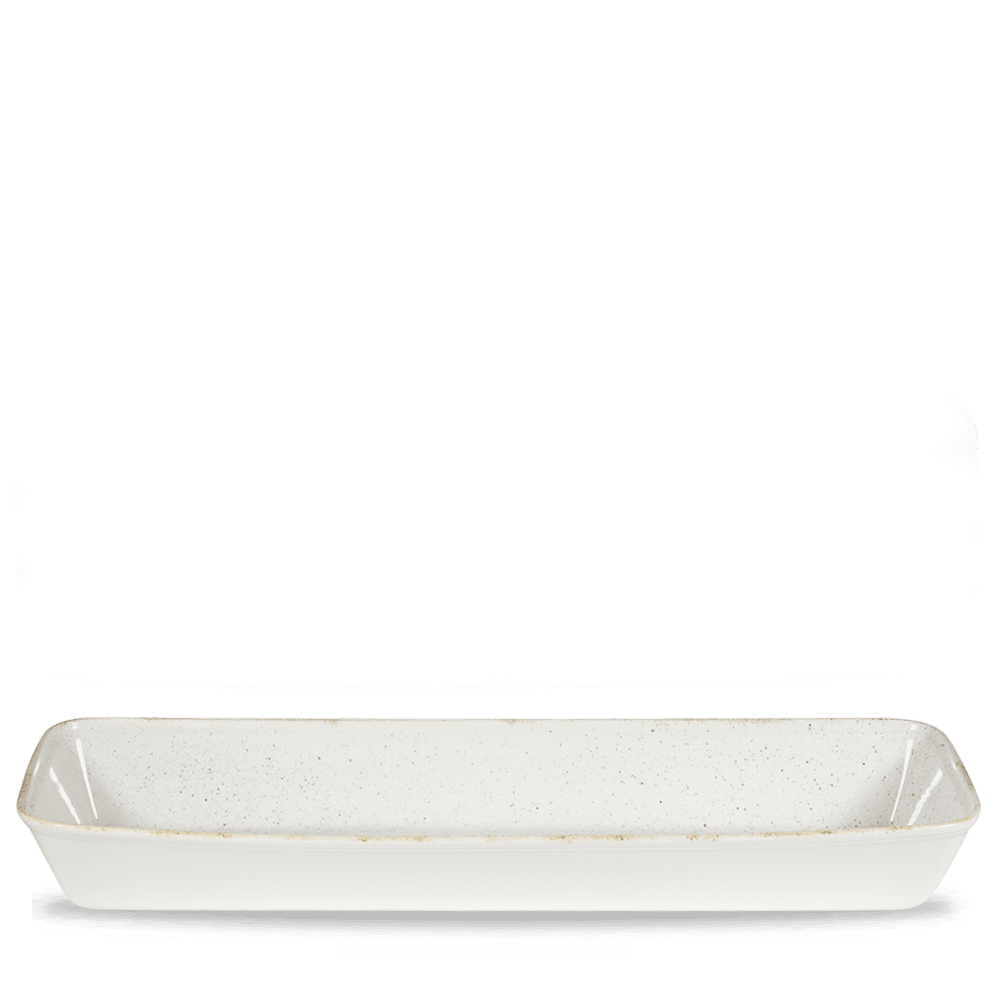 Stonecast Hints Barley White Rectangle Baking Tray 53x16x6.2cm