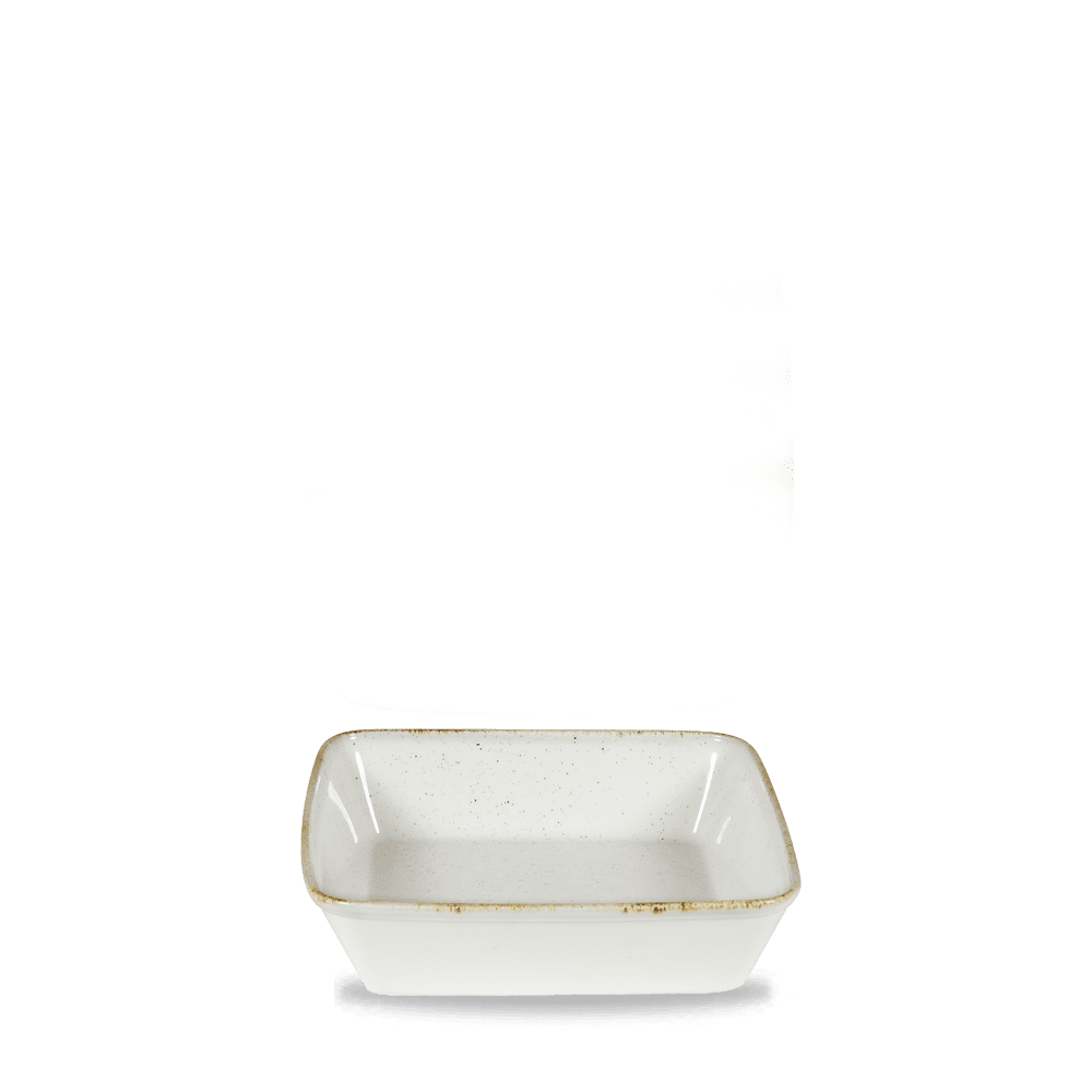 Stonecast Hints Barley White Square Baking Dish 25x25x6.2cm