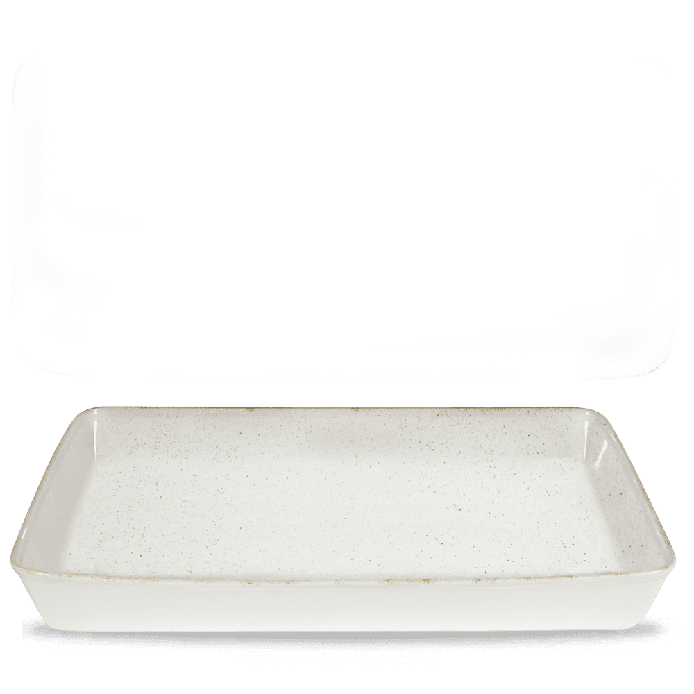 Stonecast Hints Barley White Rectangle Baking Tray 53x32.5x6.2cm