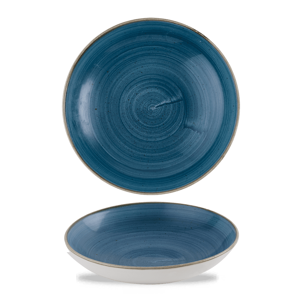 Stonecast Java Blue Coupe Bowl 18.2cm