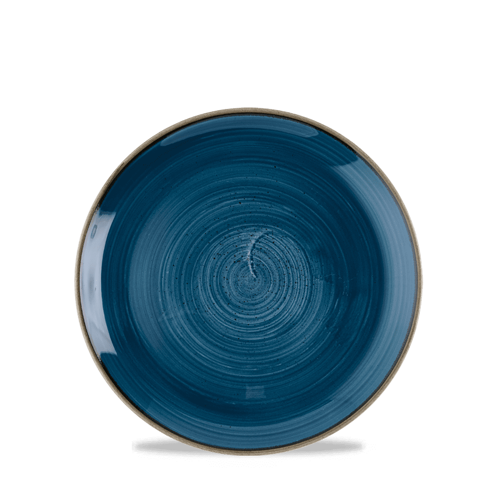 Stonecast Java Blue Evolve Coupe Plate 16.5cm