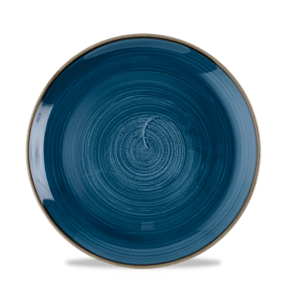 Stonecast Java Blue Evolve Coupe Plate 21.7cm