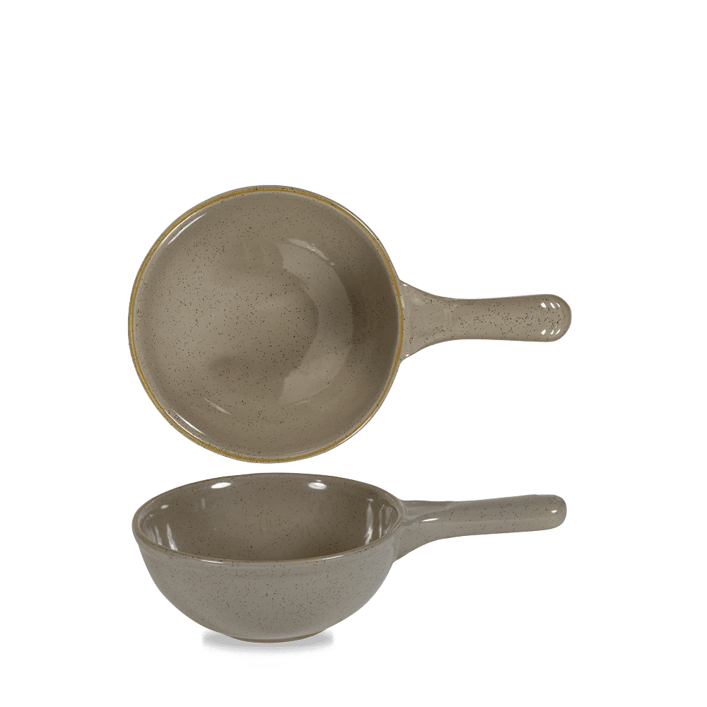 Stonecast Peppercorn Grey Deep Skillet 24.5cm