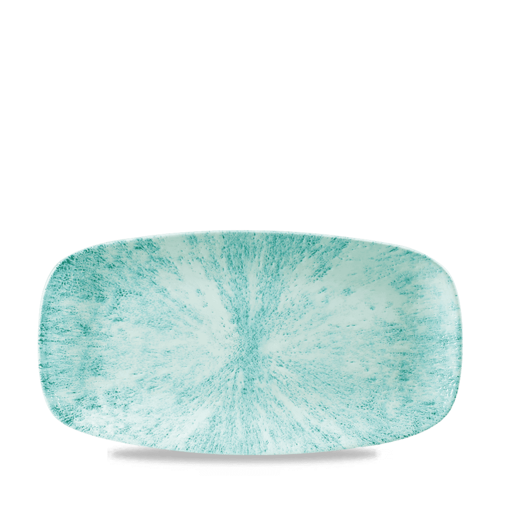 Stone Chef's Oblong Platter Aquamarine 29.8x15.3cm