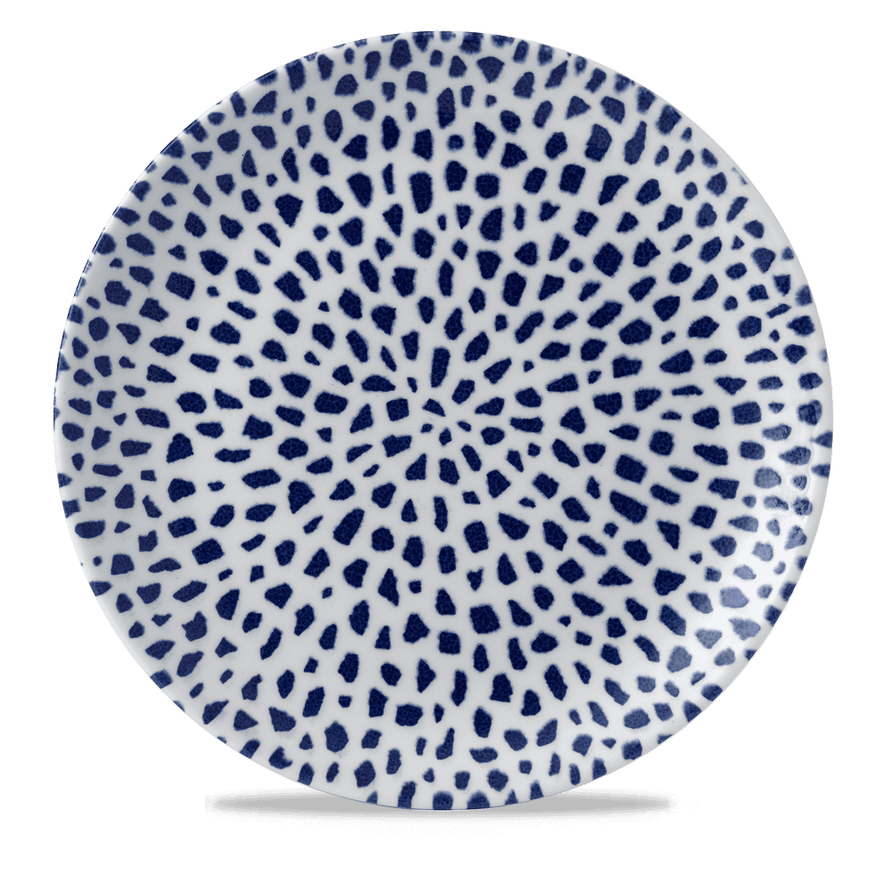 Terrazzo Blue Coupe Plate 28.8cm