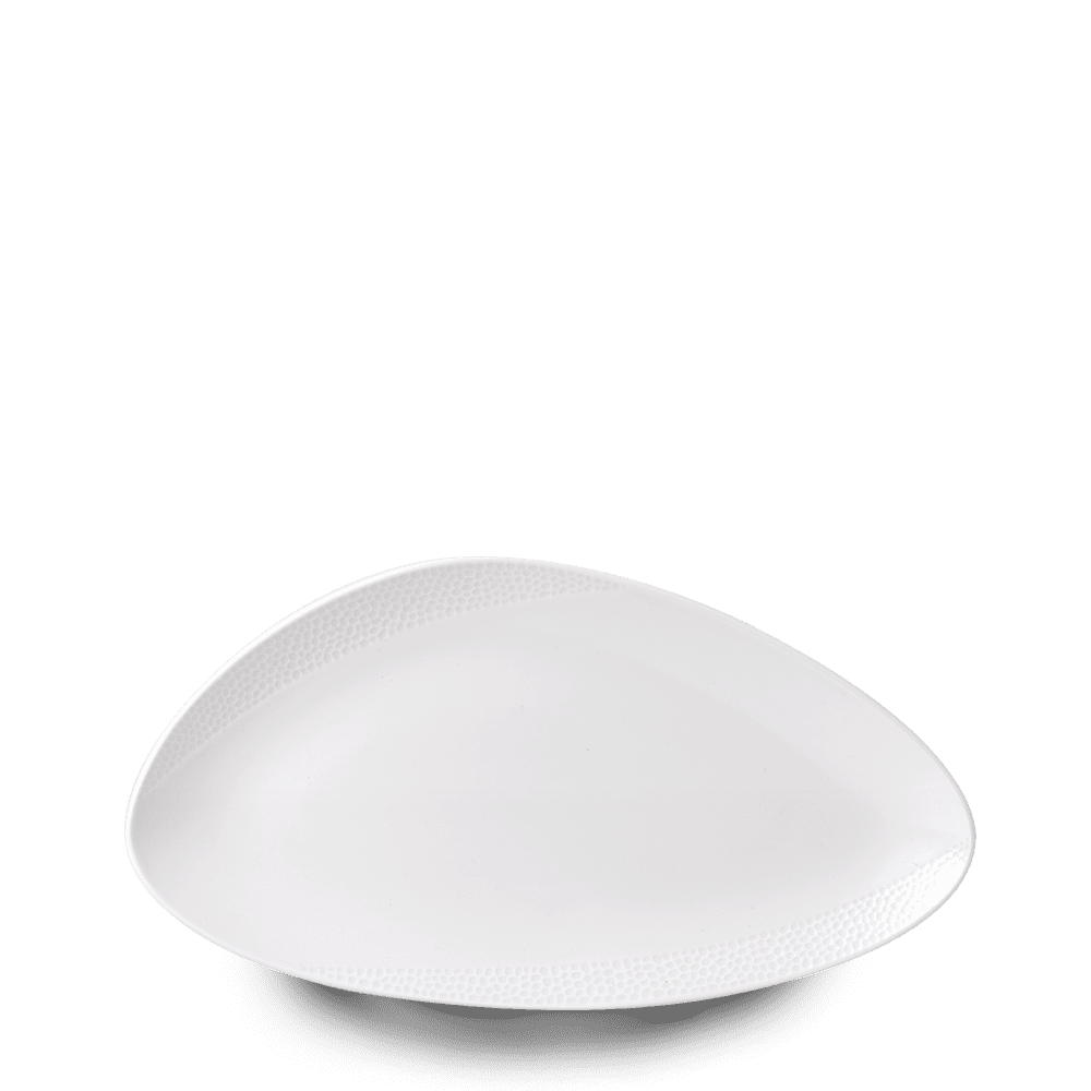 Isla White Chefs' Triangle Plate 35.5x18.8cm