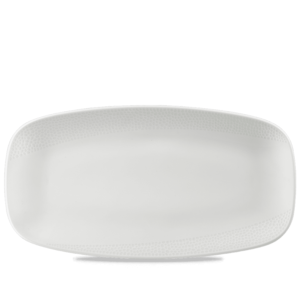 Isla Oblong Plate White 35.5x18.9cm