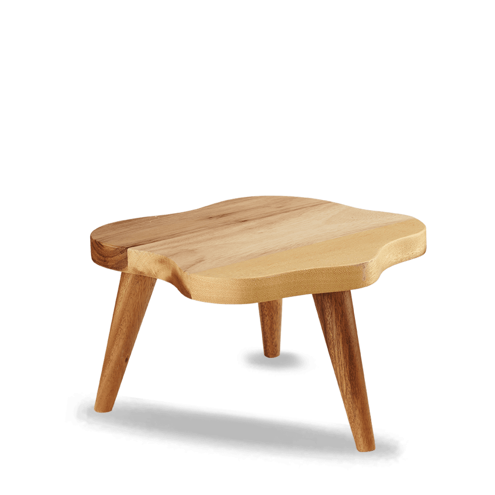 Wood Large Organic Stand 27.5x14.5cm