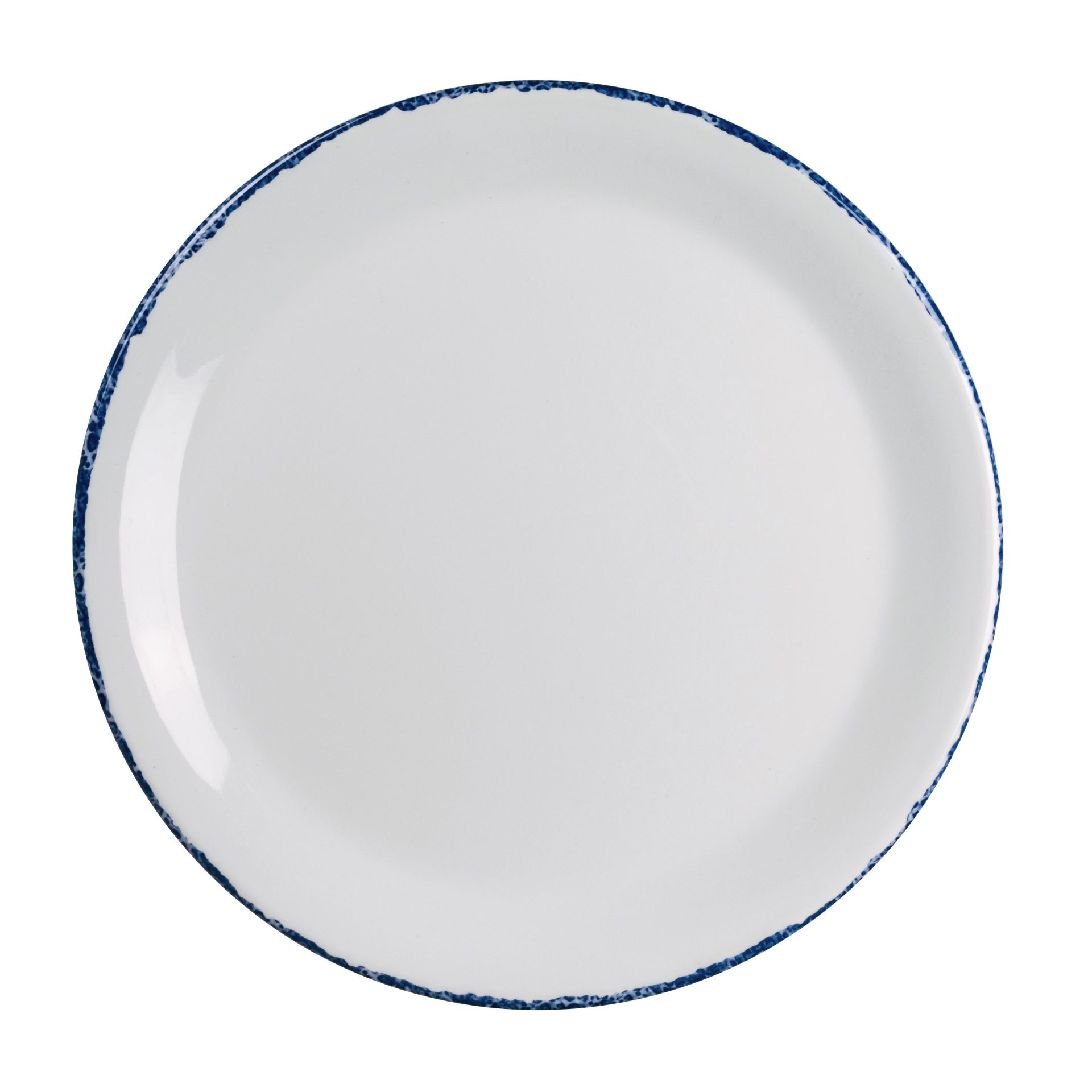 Blue Dapple Coupe Plate 20.3cm (8")