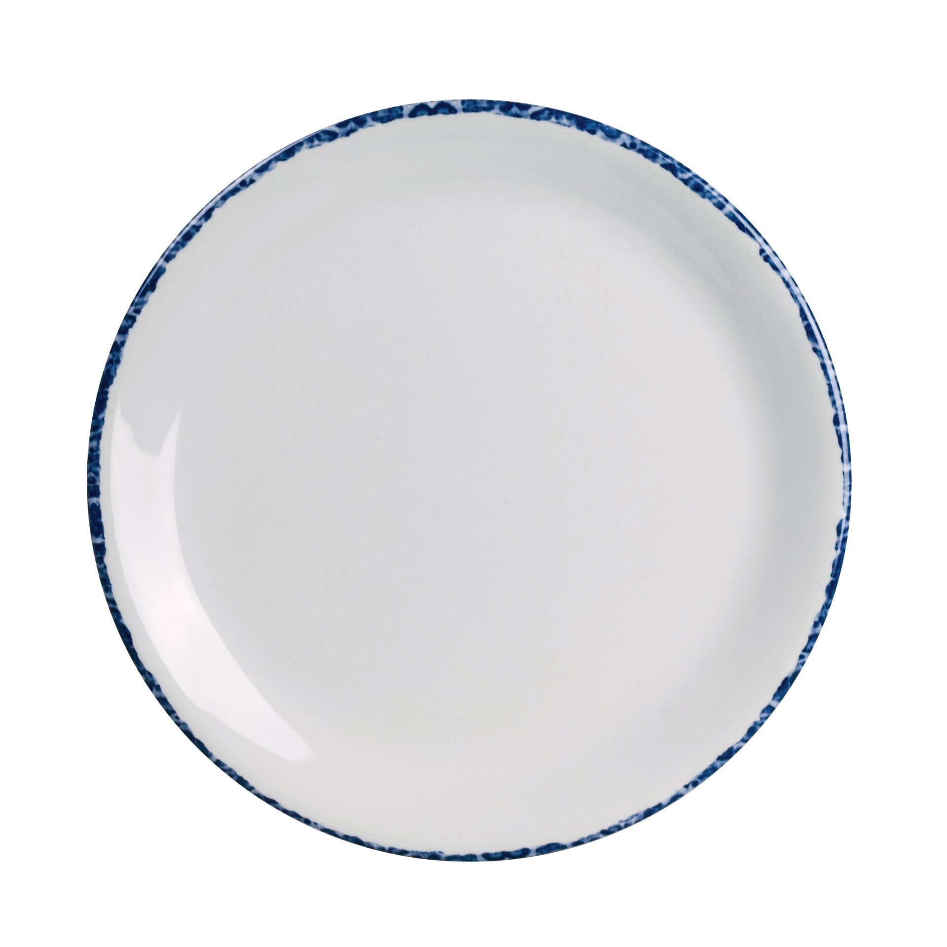 Blue Dapple Coupe Plate 25.4cm (10")