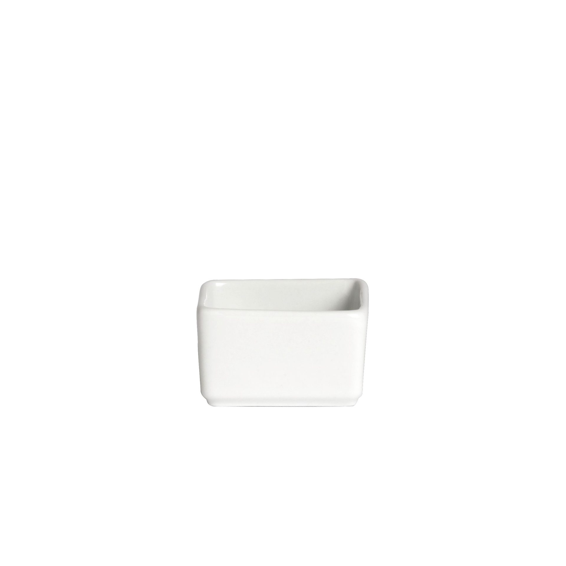 Cafe Porcelain Square Ramekin 5.7 x 3.2cm 7cl (2 1/4 x 1 1/4" 2 1/2oz)