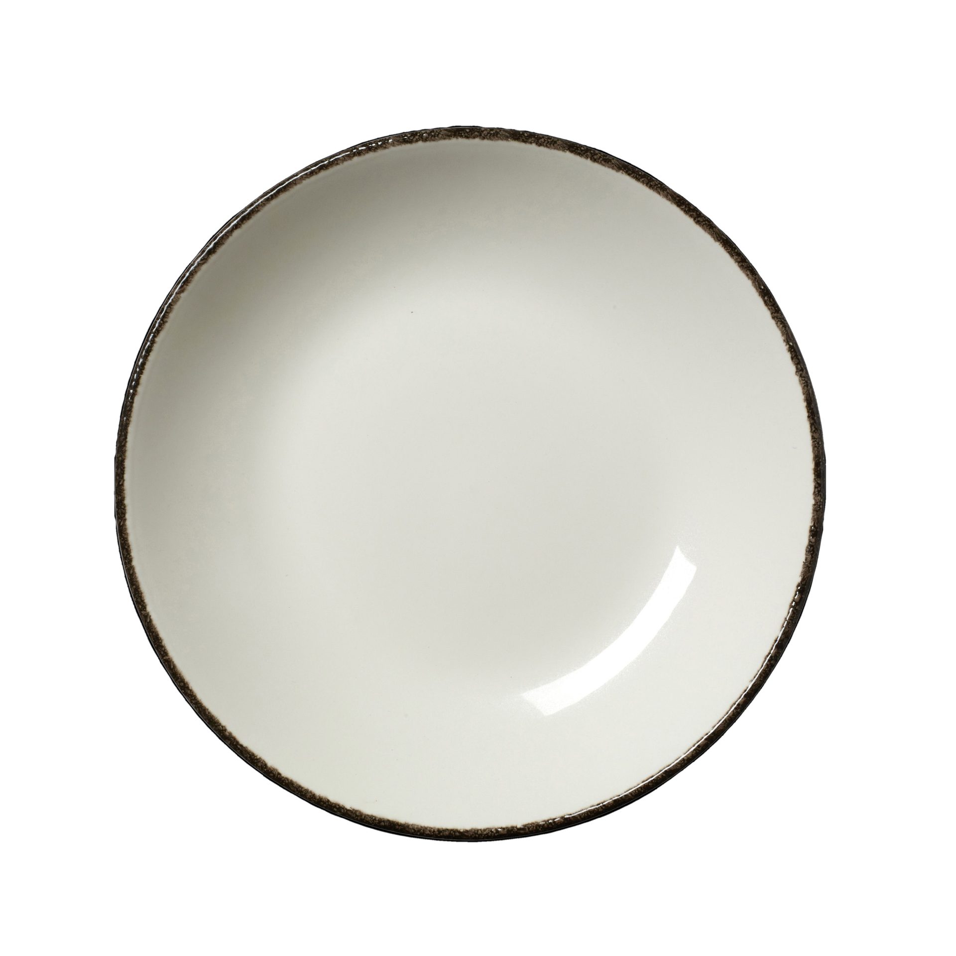Charcoal Dapple Bowl Coupe 25.5cm